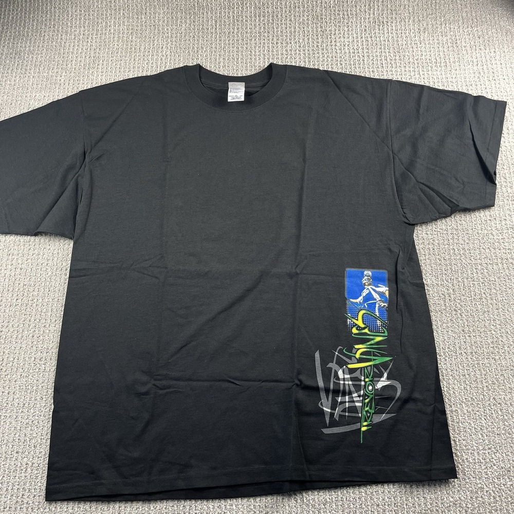 Vintage Delta Trevor Vines Motocross BMX T-Shirt Black Y2K 2XL NEW